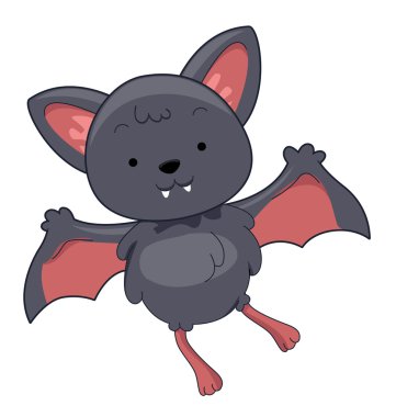Cute Bat clipart