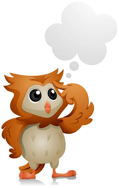 Owl Thinking — Stock Photo, Image