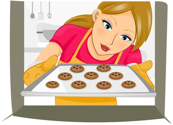 Baking Cookies — Stock Photo, Image