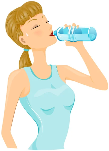 Drinking Water — Stock Photo, Image