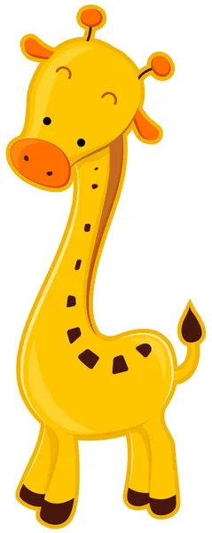 Girafa fofa — Fotografia de Stock