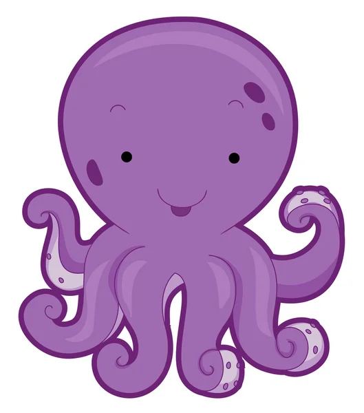 Roztomilá chobotnice — Stock fotografie
