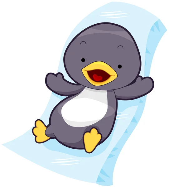 Симпатичный пингвин — стоковое фото