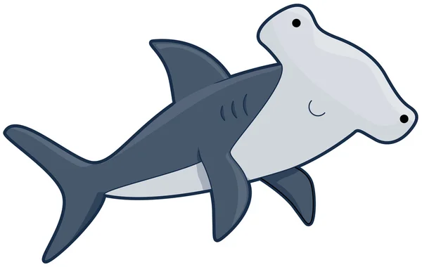 Ikan hiu Hammerhead yang lucu — Stok Foto