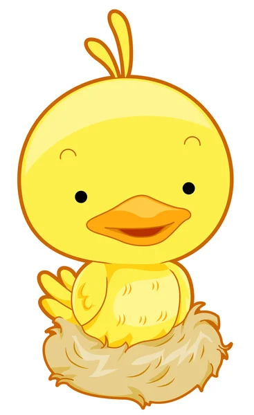 Cute Yellow Bird — Stock Photo, Image