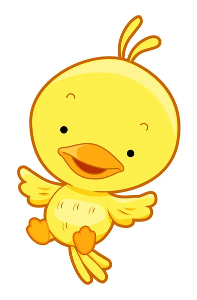 Cute Yellow Bird — Stock Photo, Image