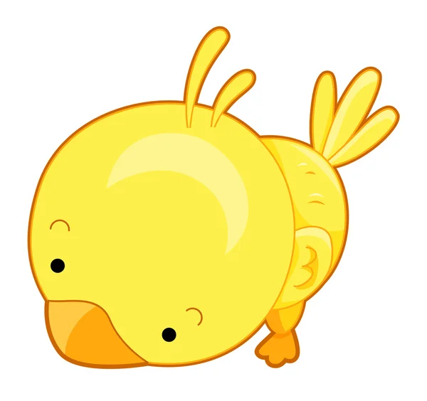 Süßer gelber Vogel — Stockfoto