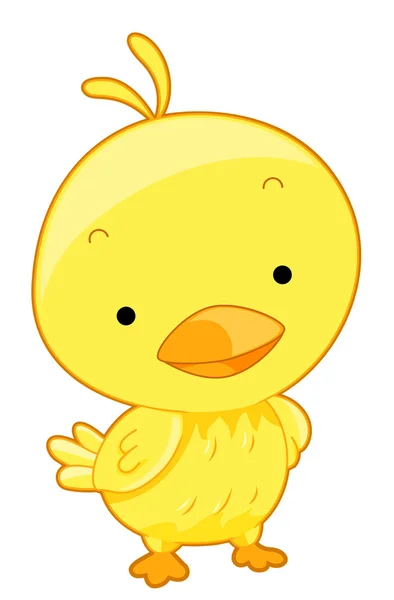 Ładny żółty ptak — Zdjęcie stockowe