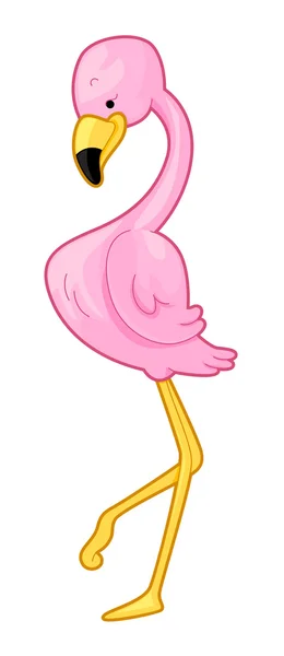 Симпатичный фламинго — стоковое фото