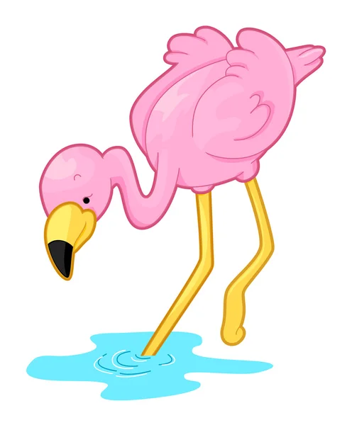 Niedlicher Flamingo — Stockfoto