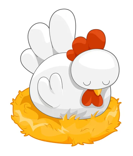 Cute Hen — Stock Photo, Image