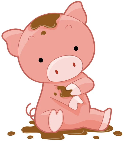 可爱的小猪 — 图库照片