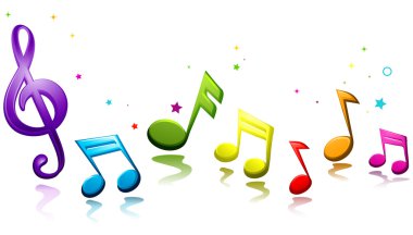 Musical Rainbow clipart