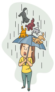 Raining Cats and Dogs clipart