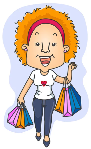 Alışveriş kadın — Stok fotoğraf