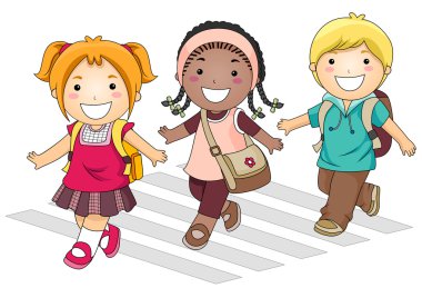 Going to School clipart