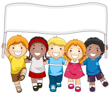 Kids Banner clipart