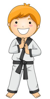 Karate clipart