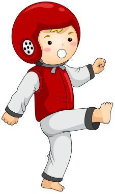 Taekwondo clipart