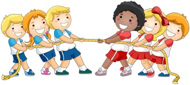 Tug of War clipart