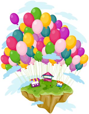 Floating Island clipart