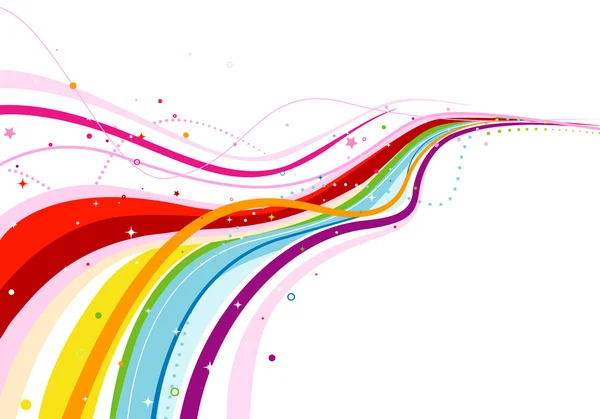 Disegno astratto arcobaleno — Foto Stock