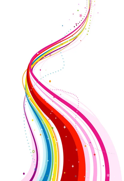 Diseño abstracto del arco iris — Stockfoto