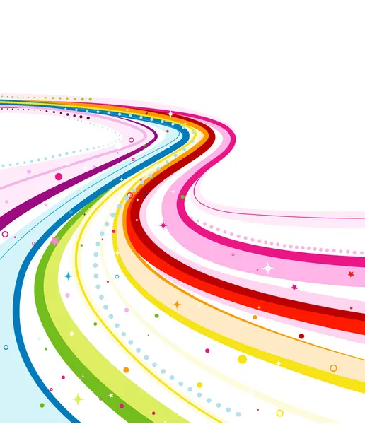 Diseño abstracto del arco iris — Stockfoto