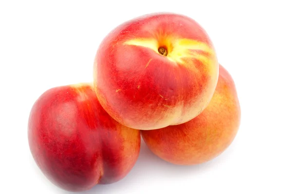 Stack av persikor — Stockfoto
