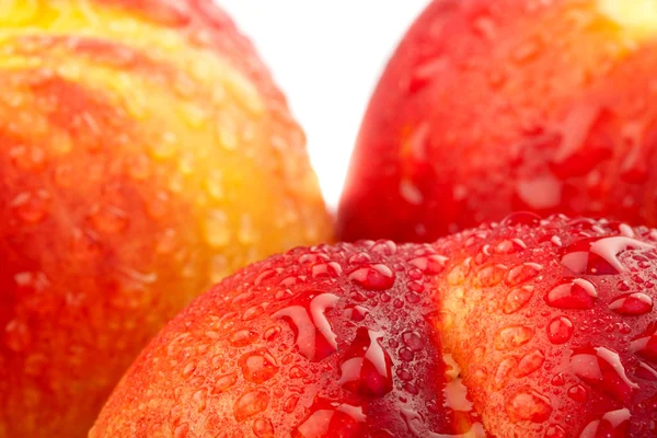 Closeup de nectarinas frescas — Fotografia de Stock