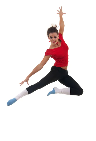Dancer jumping Stock Photo