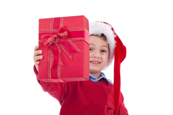 Ofreciendo regalo de Navidad — Foto de Stock