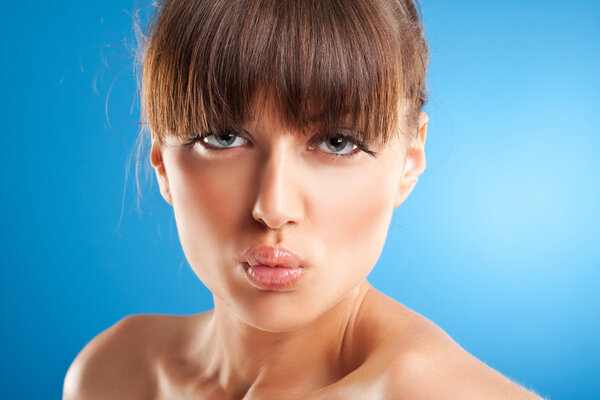 Portrait of attractive woman