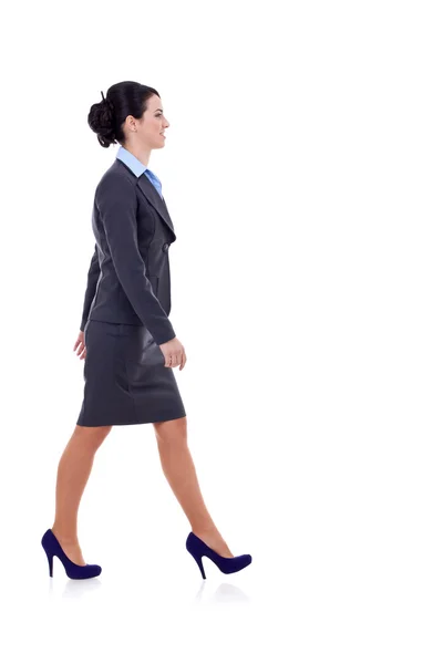 Camminare donna d'affari — Foto Stock