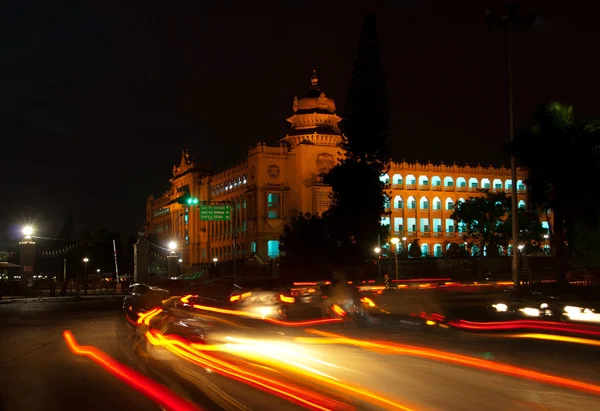 stock image Bangalore at night