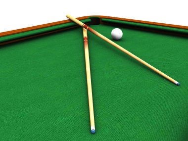 Bilardo Masa portre