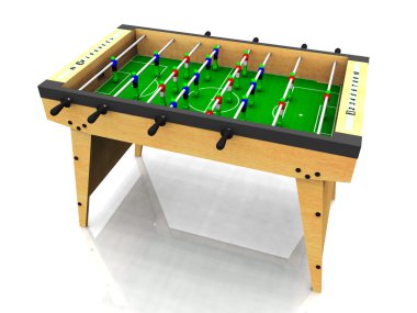 Foosball table. clipart
