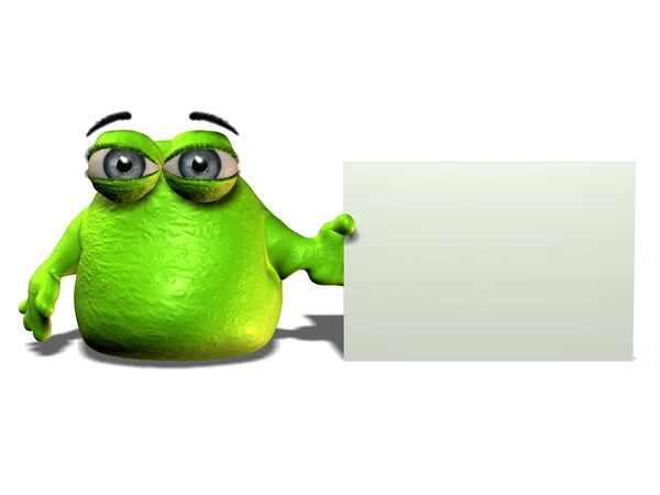Green blob — Stock Photo, Image