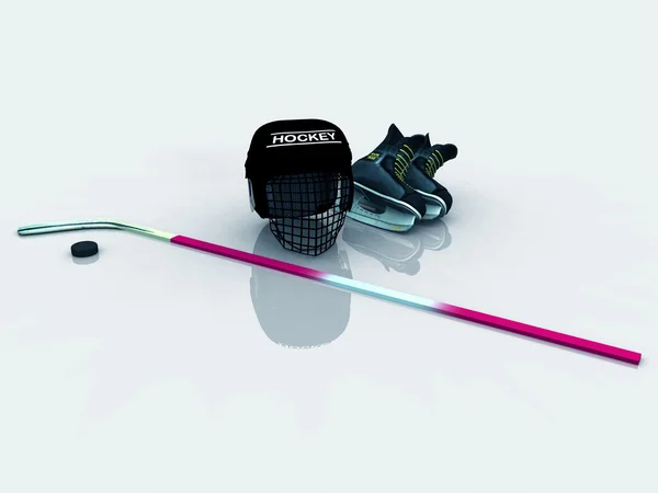 Hockey gear — Stock Photo, Image