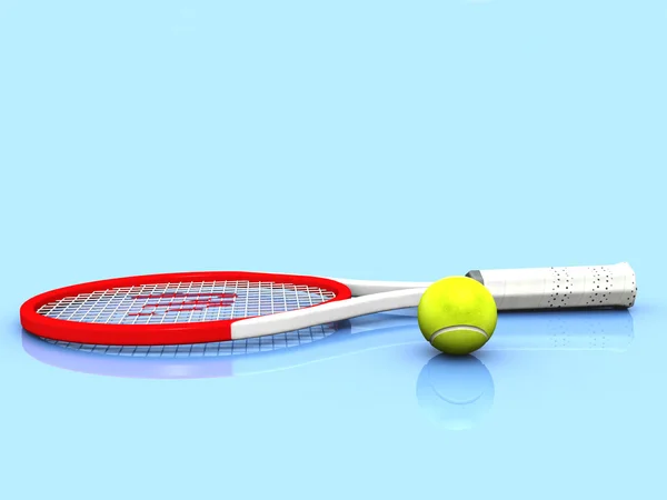 Tenisové vybavení — Stock fotografie