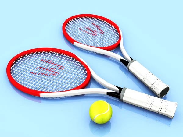 테니스 장비 — 스톡 사진