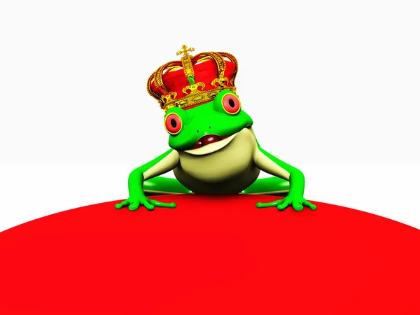 Лягушачий принц — стоковое фото