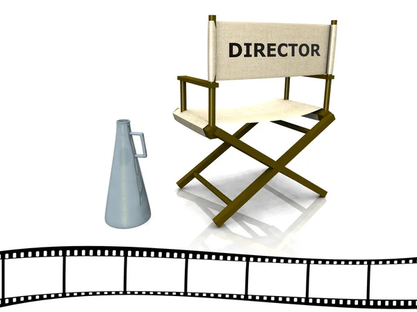 Director chair — Stock Photo, Image