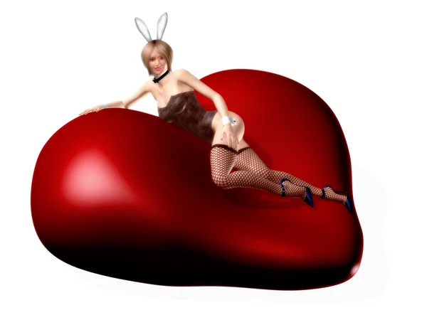 Playboy tavşanı — Stok fotoğraf