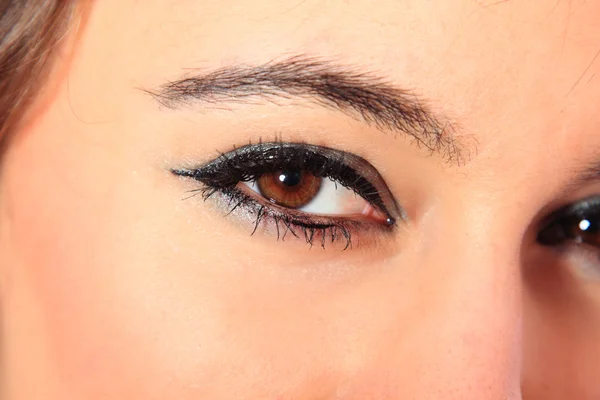 Beautiful woman 's eye — стоковое фото