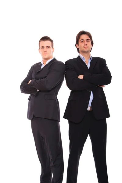 Портрет двух бизнесменов — стоковое фото
