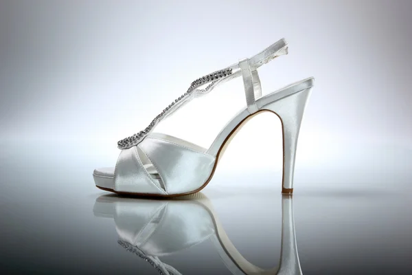 Elegante scarpa da sposa — Foto Stock
