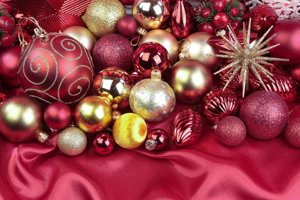 Primeros planos decoraciones navideñas —  Fotos de Stock