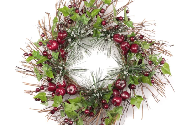 Christmas wreath decorations — Stock Photo, Image
