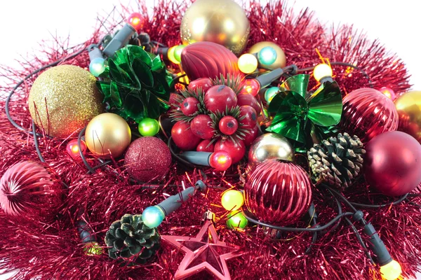 Christmas decorations closeup — Stock Photo, Image